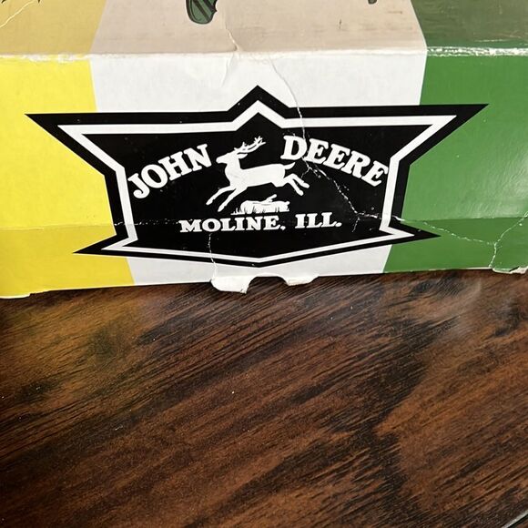 1993 EAA John Deere Airplane Bank Spec Cast Stock Number 37516 excellent Conditi - Picture 5 of 16